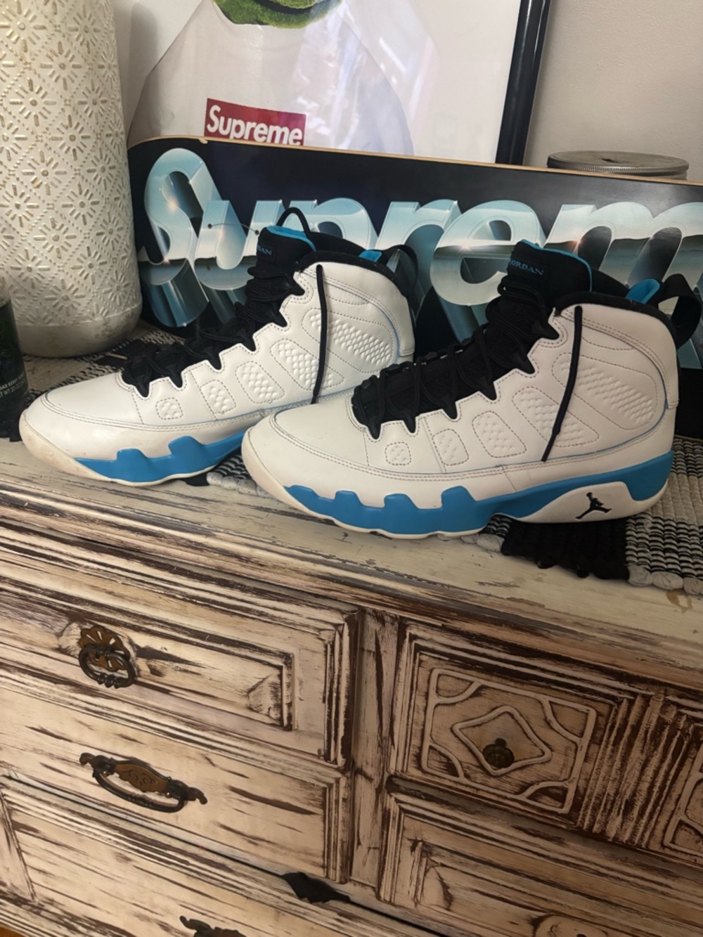Air Jordan 9 powder blue